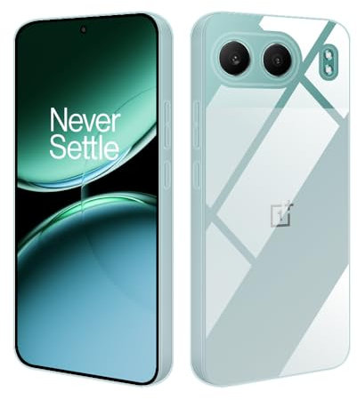HSP Hülle für OnePlus Nord 4 5G [Staubabweisend] Handyhülle | Premium TPU Silikon Case Schutzhülle | Kratzfest Stoßfest Fallschutz | Kameraschutz Displayschutz | Durchsichtig | Transparent