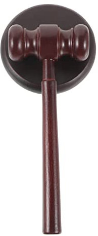 KONTONTY Holzhammer Richterhammer Auktionshammer Hammer Deko Spielzeug Hammer Für Kinder Holzhammerspielzeug Requisite Ornament