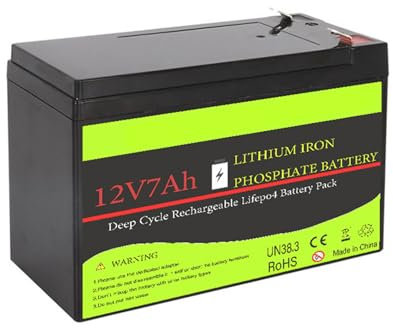 TGHY LiFePO4 Battery 12V 4Ah 6Ah 20Ah 30Ah 45Ah 60Ah 100Ah 150Ah Instead of Lead-Acid Battery for Solar RV Forklift Energy Storage Lithium Battery,12V6Ah