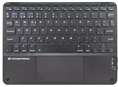 CONCEPTRONIC Teclado inalámbrico, diseño español 10 negro