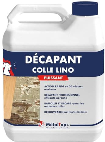 Metaltop - Decapant Colle Lino - Incolore - RAL Incolore - Pot 5 L