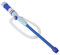 Battery Operated Liquid Transfer Pump Handheld Electric Syphon Fuel Pump for Diesel Gas Water Oil and More (Blue)