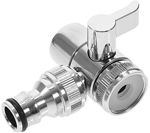 POPETPOP Adattatore Rubinetto e Lavastoviglie Giunto Resistente con Valvola Non Ritorno e Capezzolo da Facile Installazione e Compatibile