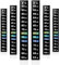 6 Stück Aquarium Thermometer Aufkleber, Fisch Tank Thermometer Stick auf Thermometers Aufkleber digitale Temperaturanzeige für Aquarien 64℉ bis 93℉ & 18℃ bis 34℃