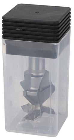 Nut- und Feder-Fräser, professionelle Qualität, 3 Rillen, 1/2 Zoll Schaft, R18, Schranktür-Fräser für Holzbearbeitungsprojekte, Massivholz, Hartholz, MDF, 10 mm bis 20 mm Dicke
