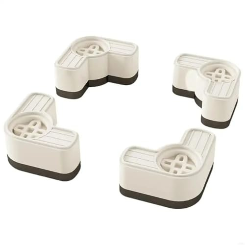 Paquet de 4 pieds de support anti-vibrations | Accessoires stables for lave-linge et réfrigérateur(U0DE5AG202037-WM-T1)