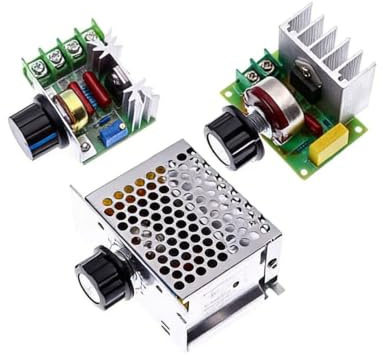 2000W 4000W 110V-220V SCR Regolatore di velocità del motore regolabile Controllo Dimmer Dimmer Regolatore di tensione Termostato Ad alta potenza(1PCS B 4000W)