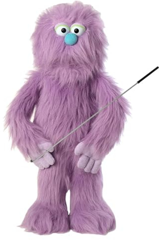 Purple Monster Puppet, Full Body Ventriloquist Style Puppet, 70cm