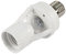 McShine - Infrarot Bewegungsmelder E27 Glühbirnen-Fassung | LX-451B | Erfassungswinkel 360° Bewegungssensor, 230V 60W, 6m Reichtweite, Schaltdauer einstellbar 10Sek. -5 Min, Dämmerungssensor