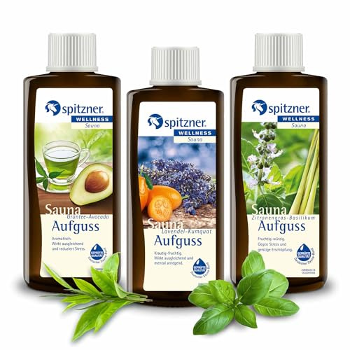 Spitzner Saunaaufguss Set Grüne Reise (3 x 190ml)