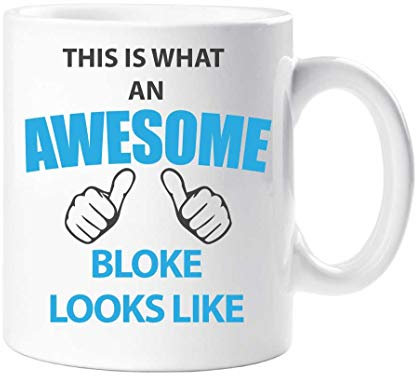 60 Second Makeover Limited This is What an Awesome Bloke Looks Like Mug Present Gift Cup Birthday Christmas