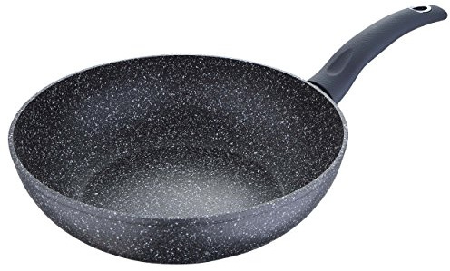 Bergner Orion Wok, Aluminium, Grau, 28 cm