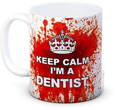 mug-tastic Keep Calm I'm a Dentist - Haute qualité tasse de café en céramique