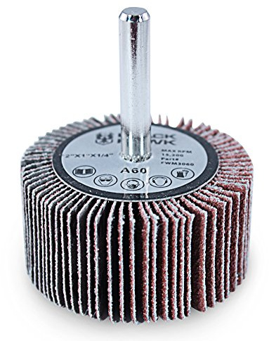 BHA 2x1x1/4 Shank Mounted Flap Wheels, 120 Grit - 5 Pack