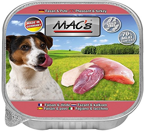 MACs Dog Fasan & Pute | 11x150g Hundenassfutter