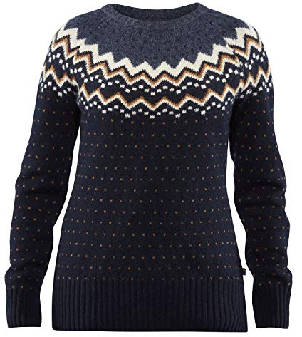 Fjällräven Damen Övik Knit Sweatshirt, Dark Navy, XXS
