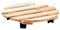 KESPER 69101 Pflanzenroller rund aus FSC-zertifiziertem Kiefernholz/Pflanzenstand/Rollunterlage