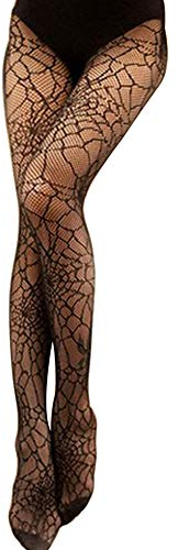 Damen Spinnennetzstrumpfhose Halloween Hexe Kostüm Strumpfhosen Strümpfe