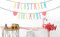 MIK funshopping Individualisierbare Buchstaben-Girlande für Geburtstag Hochzeit Feier Party Junggesellenabschied aus Papier (Bunt - 146 Zeichen)