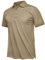 TACVASEN Polo Golf Shirts for Men Lightweight Short Sleeve Polo Tops Summer Quick Dry Polo Hiking Camping Shirts Khaki,XL