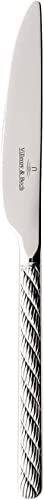 Villeroy & Boch 1264480563 Lot de 6 Couteaux à Tarte Montauk en Acier Inoxydable