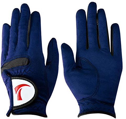 Damen-Golfhandschuhe für Outdoor-Sport, Superfaser, elastisch, atmungsaktiv, 1 Paar