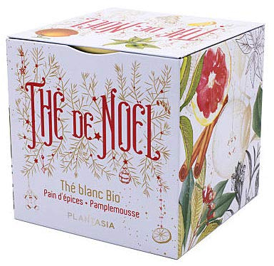 Thé de Noël Blanc Pain d'épices pamplemousse Boite Metal