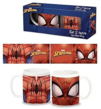 Lot de 2 tasses Spiderman