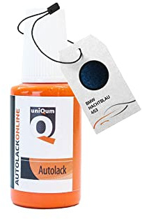 uniQum Autolack Lackstift für Auto BMW Nachtblau 453 Autolack Reparatur 30 ml