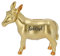 Spetebo Spardose Goldesel - 21 x 18 cm - Sparbüchse Goldener Esel - Spar Dose Büchse Geld Geschenk Geburtstag Hochzeit