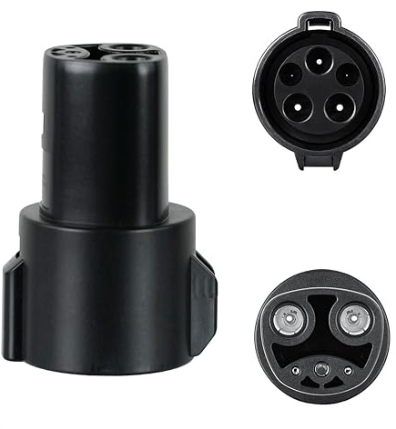 Schumacher Electric NACS Adapter für J1772 kompatible EV-Ladegeräte, für Level 1 und Level 2 Ladegeräte, kompakte Größe, Laden Sie Ihren Tesla von jedem Ladegerät auf
