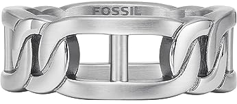 FOSSIL ring für männer, edelstahl silber ring, JF0088804012