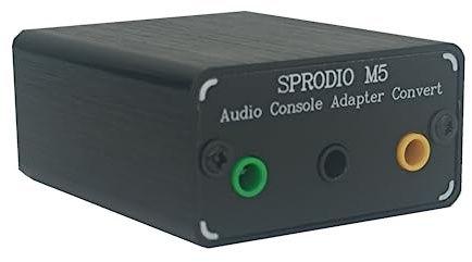 Generic Adaptador RCA de sonido envolvente 5.1 a AUX de 3.5 mm, conversión bidireccional para altavoz multimedia