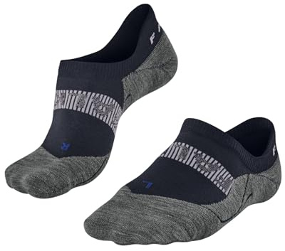 FALKE Herren Laufsocken RU4 Endurance Cool Invisible M IN Funktionsmaterial antiblasen 1 Paar, Blau (Space Blue 6116) neu - umweltfreundlich, 46-48