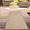 CARPETIA Teppich Outdoor Außenbereich wetterfest Sisal-Look Balkon Garten Terrasse Küche Läufer klein naturfarben 80 x 150 cm