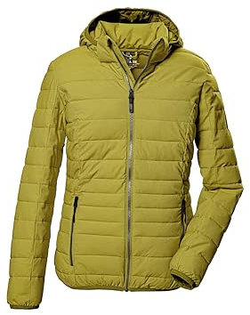 G.I.G.A. DX Damen Steppjacke/Funktionsjacke mit abzippbarer Kapuze GW 67 WMN QLTD JCKT_Uyaka, helles naturgrün, 38, 42266-000