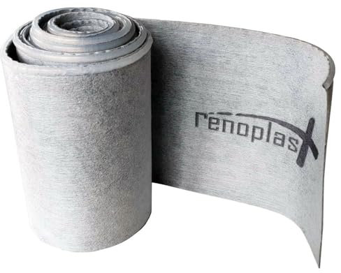 Renoplast® Verstärkungsband Clever für K102 Serie | 1 pro meter Breite 120mm | Verschlussflansch Mauersperrbahn Sperrfolie zur Bauwerksabdichtung Abdichtung Isolierbahn Fassadenschutz