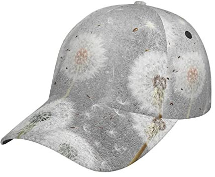Mützen für Damen, Baseballkappe, Sommerhut, verstellbar, Trucker-Sportmütze, Outdoor, Pusteblume Baseb, One size