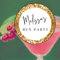 EDIBLE Personalised HEN PARTY Drink Toppers cocktail champagne flute drink toppers uncut (20 x 4.5cm champagne, green)