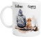 Engravables Cozy Custom Printed Mug – Personalised Gift for Dog Lovers – Cute, Funny & Heartfelt Designs – Multiple Sizes & Styles Available (11oz Ceramic Mug, Winter Man & Dog 4)