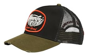 Superdry Damen Trucker Cap aus Mesh-Gewebe Army Grün Neu 1SIZE