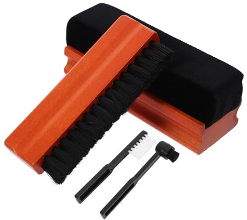 COLLBATH Vinyl Record Cleaning Kit 4-Piece Set Anti-Static Brushes for Record Players Portable Vinyl Cleaner for Home Professional Use