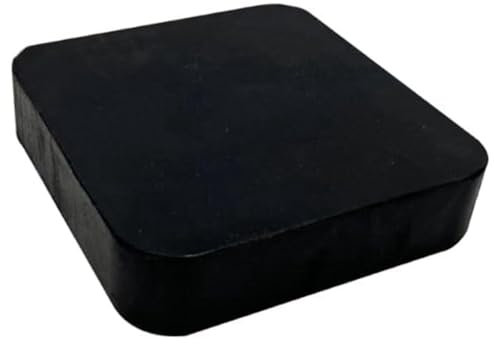 JUFUM Gummi-Stempelblock, Juwelierwerkzeug für Schmuck und Stempel, 10,2 x 10,2 x 2,5 cm