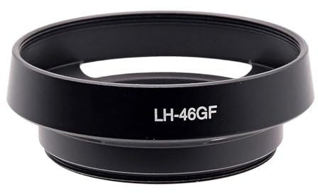 KE88FENG LH-46GF Metall-Gegenlichtblend for panasonic for lumix 14 mm f/2,5, 20 mm f/1,7 G-Serie Objektiv