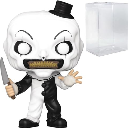 POP Movies: Terrifier - Art The Clown Funko Vinyl Figure (Bundled with Compatible Box Protector Case) Multicolor 3.75 inches