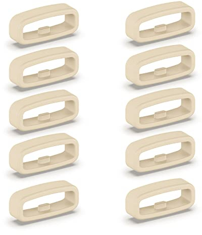 NPXUAMTJ 18/20/22mm Silikon Verschluss Armband Keeper Ersatz Zubehör Gürtel Schlaufen Smartwatch Strap Retainer