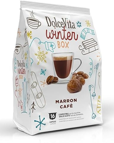 16 Capsules compatibles Dolce Gusto café aux marrons glacés- LOT DE 3 sachets