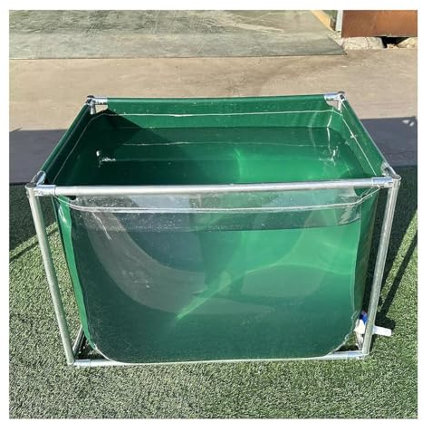 Generico Laghetto Trasparente Fuori Terra con Finestra di visualizzazione - Serbatoio d'Acqua per Acquario da 3,3x1,6x2,6 Piedi per irrigazione agricola e Nuoto
