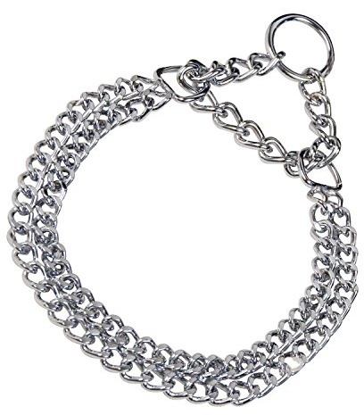 HS SPRENGER Doppel-Halskette, Chromstahl, 40 cm, 0,17198 kg