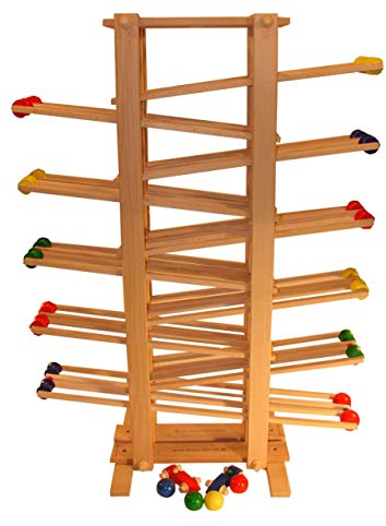 Drewa Holzspielwaren 01303 Doppelspielbahn 100cm